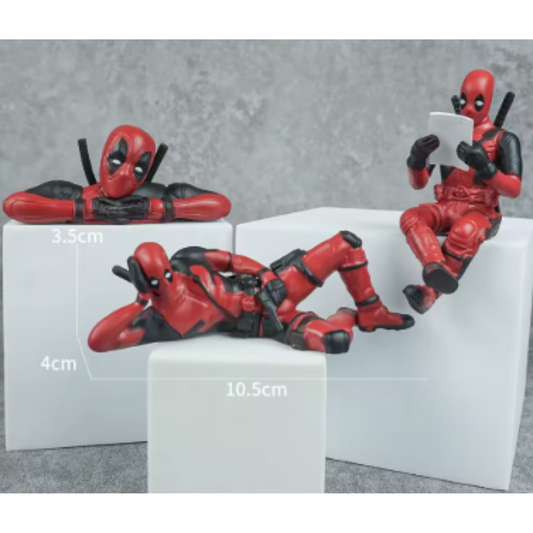 Figuras de Deadpool con tres Poses